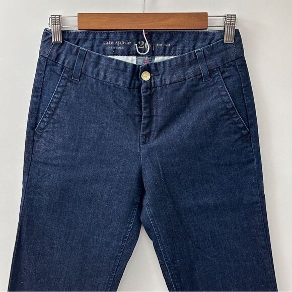 Kate Spade Play Hooky Jeans Broome Dark Wash Size 26 - Picture 1 of 5